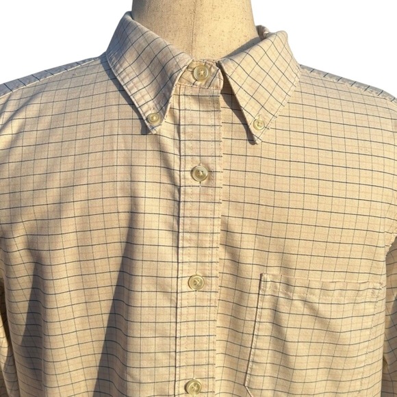 L.L.Bean‎ Plaid Button Down Shirt Men's L Long Sleeve Collared Casual Preppy - Picture 1 of 6
